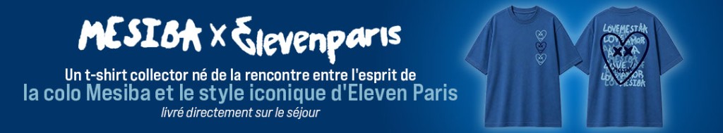 MESIBA × Eleven Paris — T-shirt collector Été 2026